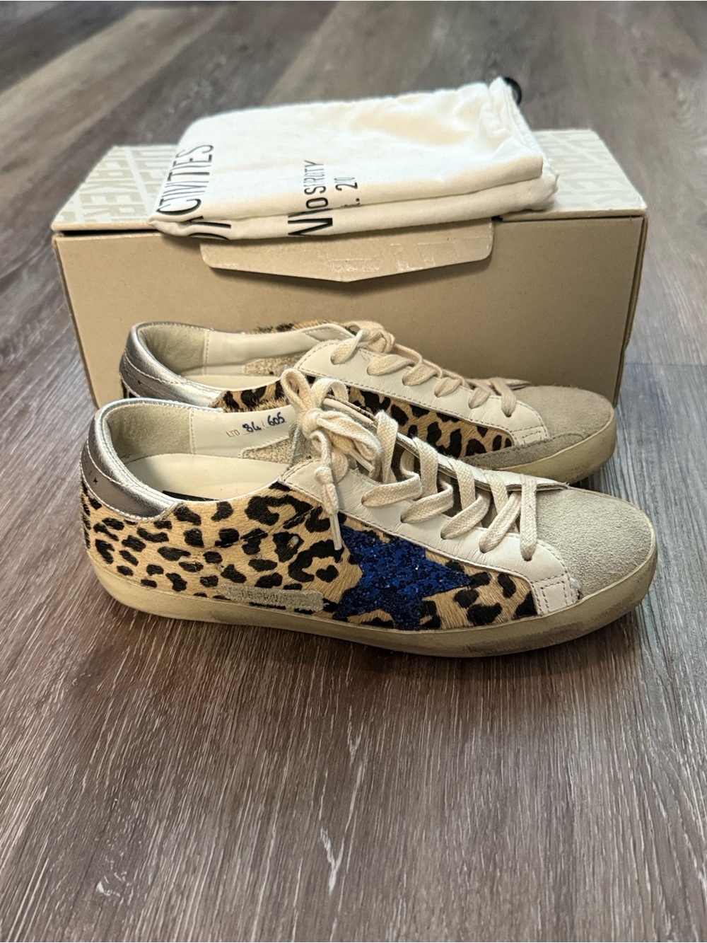 Golden Goose Super-Star Private Edition Genuine Calf Hair Sneaker 37